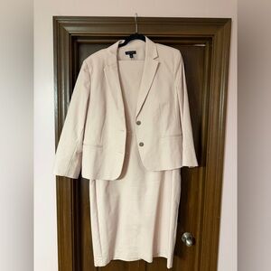 Ann Taylor Light Pink Blazer and Dress Set